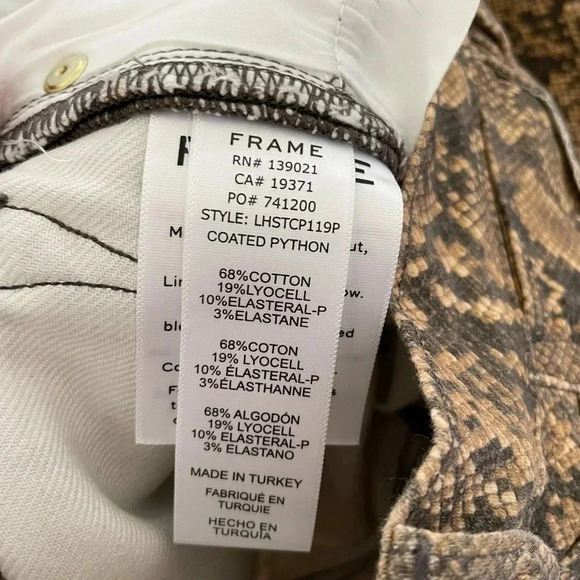 Frame Denim Python coated denim - Picture 10 of 12